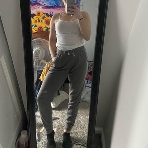 grey joggers